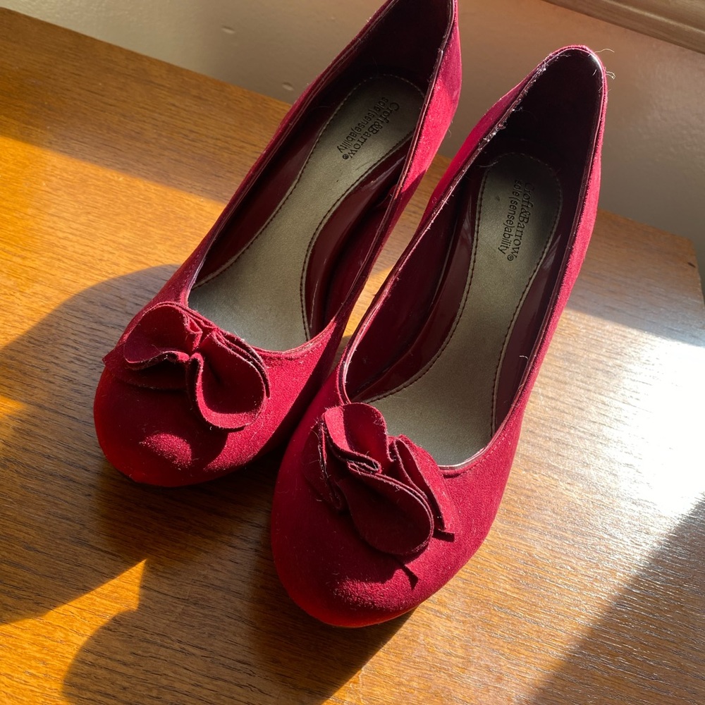 3inch red heels